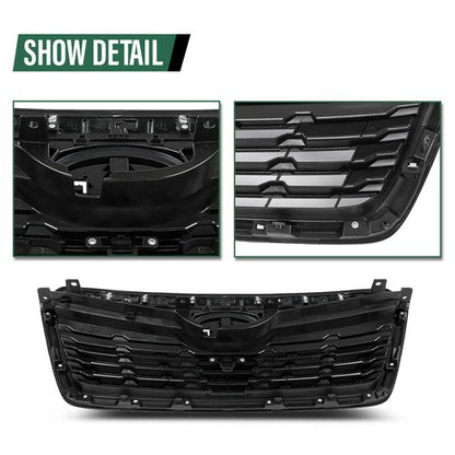 Solid Spare For 2019 2020 2021 Subaru Forester Sport Front Bumper Upper Grille w/Red Trim