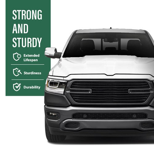 Solid Spare 2pcs Front Upper Bumper End Fit For 2019-2024 Ram 1500 68403910AE 68403911AE