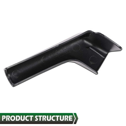 Solid Spare 4pcs RV Camper Rain Gutter Spout Extensions Long Version Left and Right Black