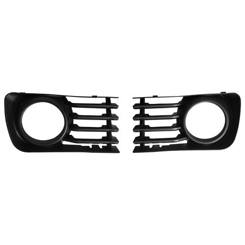 Front Lower Grille & Pair Fog Light Covers W/ Hole For Toyota Prius 2004-2009