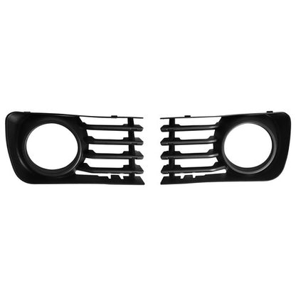 Front Lower Grille & Pair Fog Light Covers W/ Hole For Toyota Prius 2004-2009