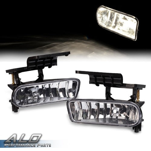 Solid Spare Bumper Fog Lights Driving Lamps Fit For 99-02 Silverado/ 00-06 Tahoe Suburban