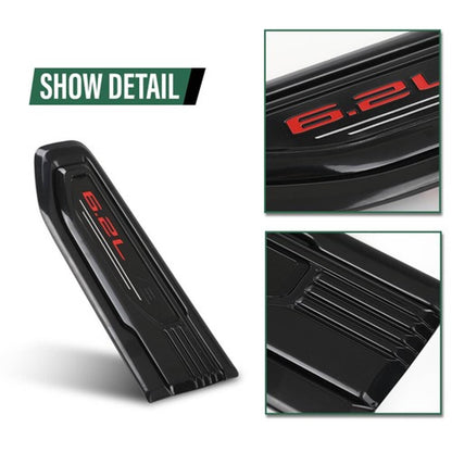 Solid Spare New Fender Vent Black Emblem Fit For 2019-2025 GMC Sierra 1500 Left+Right