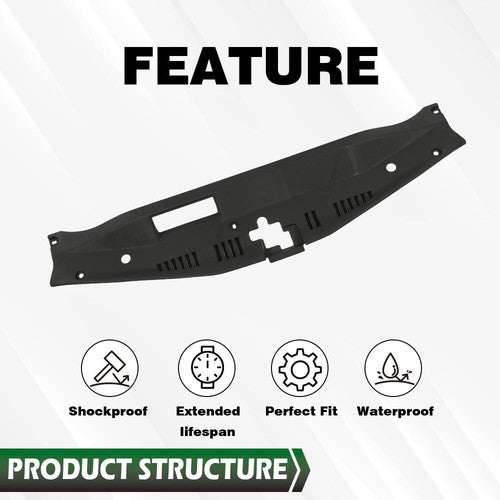 Solid Spare Fit For 2018-2024 Toyota Camry Radiator Support Access Upper Top Cover Assembly