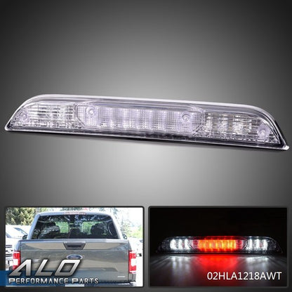 Solid Spare For 15-20 Ford F150 F250 F350 LED Third 3rd Tail Brake Light Cargo Lamp Chrome