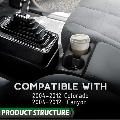 Solid Spare Fit For 04-12 Chevy Colorado GMC Canyon Front Rear Seat Cup Drink Insert Holder