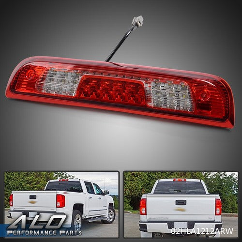 Solid Spare LED Third 3RD Brake Light Cargo Lamp Fit For 14-2018 Chevy Silverado GMC Sierra