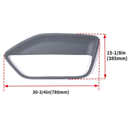 Solid Spare DARK GRAY Pair Interior Door Panel Insert Hard Cover For FORD MUSTANG GT 05-09