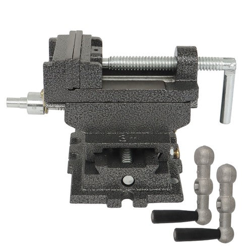 Solid Spare For Cross Slide Vise Drill Press Heavy Duty Metal Milling 2 Way Clamp Machine US