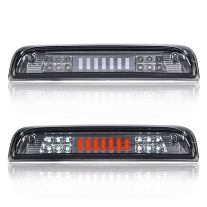 Solid Spare Fit For 2014-2018 Silverado Sierra Smoke/Chrome LED Third Brake Light Cargo Lamp