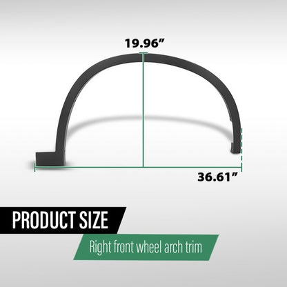 Solid Spare Front Right Side Fender Flare Wheel Arch Molding Fit For 2016-2022 BMW X1
