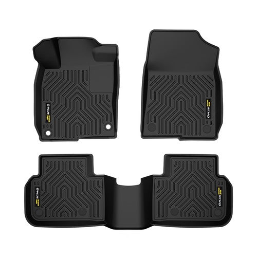 Solid Spare All Weather TPE Floor Mats Liners Fit For 22-24 Honda Civic/23-24 Acura Integra