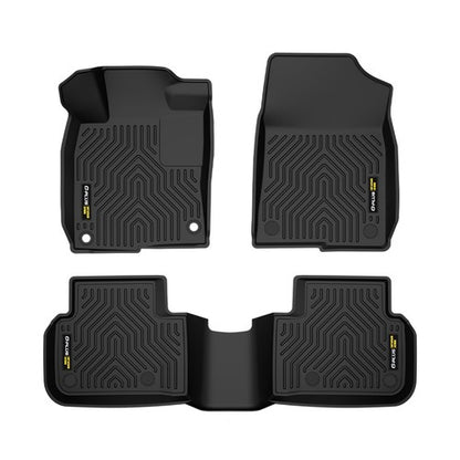 Solid Spare All Weather TPE Floor Mats Liners Fit For 22-24 Honda Civic/23-24 Acura Integra