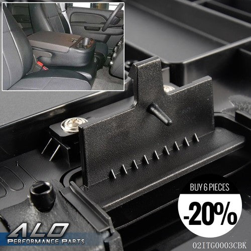 Solid Spare New Fit For Silverado 1500 GMC Tahoe Yukon Center Console Armrest Latch Lid 6pcs