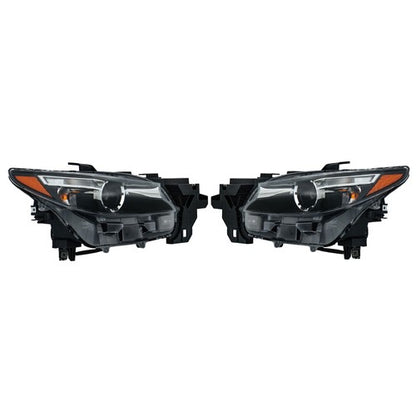 Solid Spare Headlight Projector RH LH Side For Mazda CX-9 2016-2023 Replacement Halogen LED