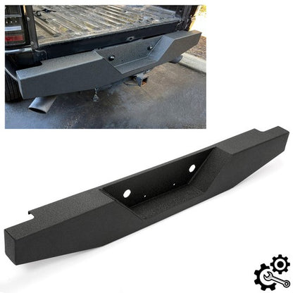 Solid Spare For 1993-2011 Ford Ranger Pickup Rear Step Bumper Powder Coated Heavy-Duty Steel