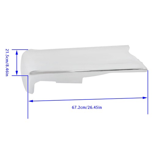 Solid Spare Fit For Ford F-150 2021-2023 Left Steel Rear Bumper End Cap Without Sensor Holes