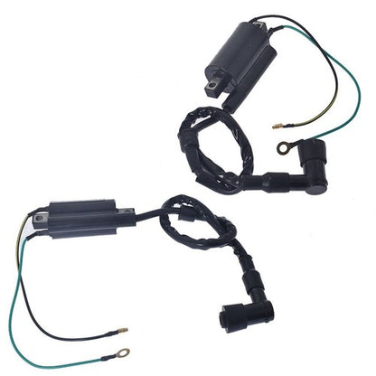Solid Spare 2×Ignition Coil Set For Honda Motorcycle CB350 CL350 SL350 CJ360T CB360T USA