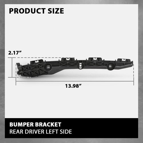 Solid Spare Rear Bumper Bracket Left Side Fit For 2006-2012 Toyota RAV4 521560R010 TO1142107