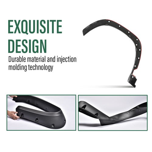 Solid Spare Fit For 2022-2023 Toyota Corolla Cross Front Right Fender Flare Wheel Arch Trim