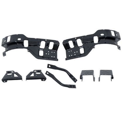Solid Spare Front Bumper Face Bar Bracket 8pcs For Chevy Silverado 2500HD 3500HD 2011-2014