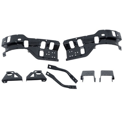 Solid Spare Front Bumper Face Bar Bracket 8pcs For Chevy Silverado 2500HD 3500HD 2011-2014
