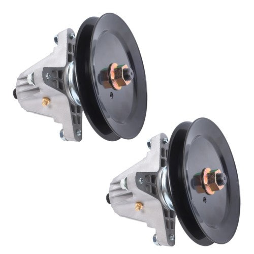 Solid Spare 2 Pack Spindle For Cub Cadet 618-09260 618P09260 RZT2242 Z5200 ZTS1-42 Fab