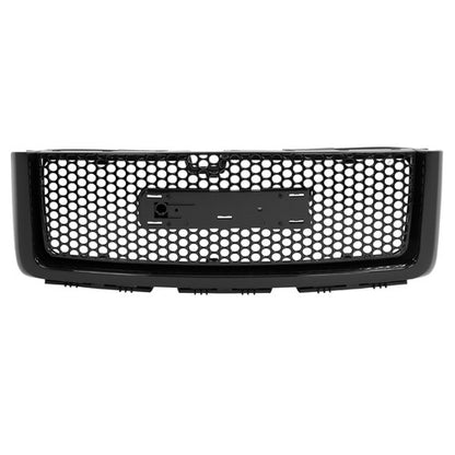Solid Spare For 2007-13 GMC Sierra 1500 Denali Pickup Upper Lower Grille Hood Molding Trim