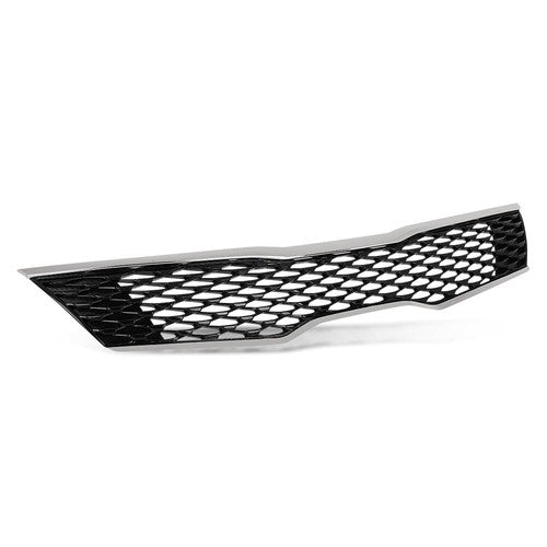 Solid Spare Fit For 2016-2018 Kia Optima SX SXL Front Bumper Upper Grille Black & Chrome