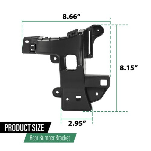 Solid Spare Rear Bumper Bracket Left Side 68244465AA Fit For 2017-2022 Jeep Compass Ram 1500