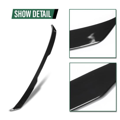 Solid Spare Rear Trunk Spoiler Wing Fit For 2017-2023 BMW 5-Series G30 F90 M5 Gloss Black