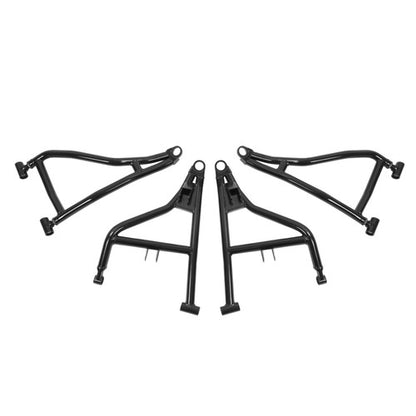 Solid Spare 2 Inch For Polaris RZR XP 1000 2014-2023 Forward Offset Front A-Arms Black