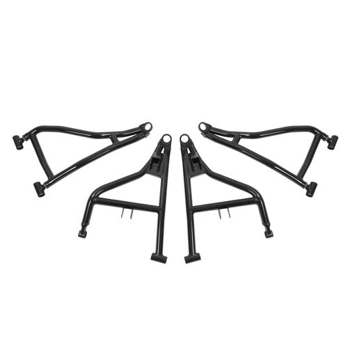 Solid Spare 2 Inch For Polaris RZR XP 1000 2014-2023 Forward Offset Front A-Arms Black