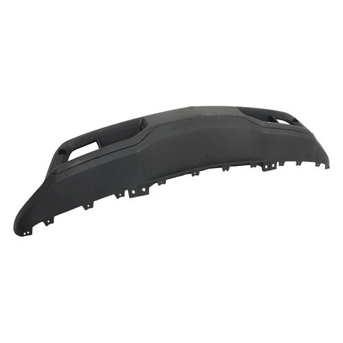 Solid Spare Black Plastic Front Bumper W/O Vents For 2019-2021 Chevrolet Silverado 1500