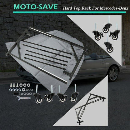 Solid Spare For Mercedes 560SL Hardtop Stand Trolley Cart Rack and Hard Top Dust Cover