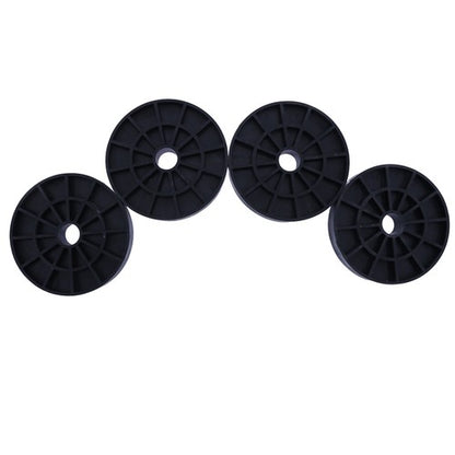 Solid Spare 4PCS Roller Wheel 47163GT for Genie Scissor Lift GS1530 GS1532 GS1930 GS1932