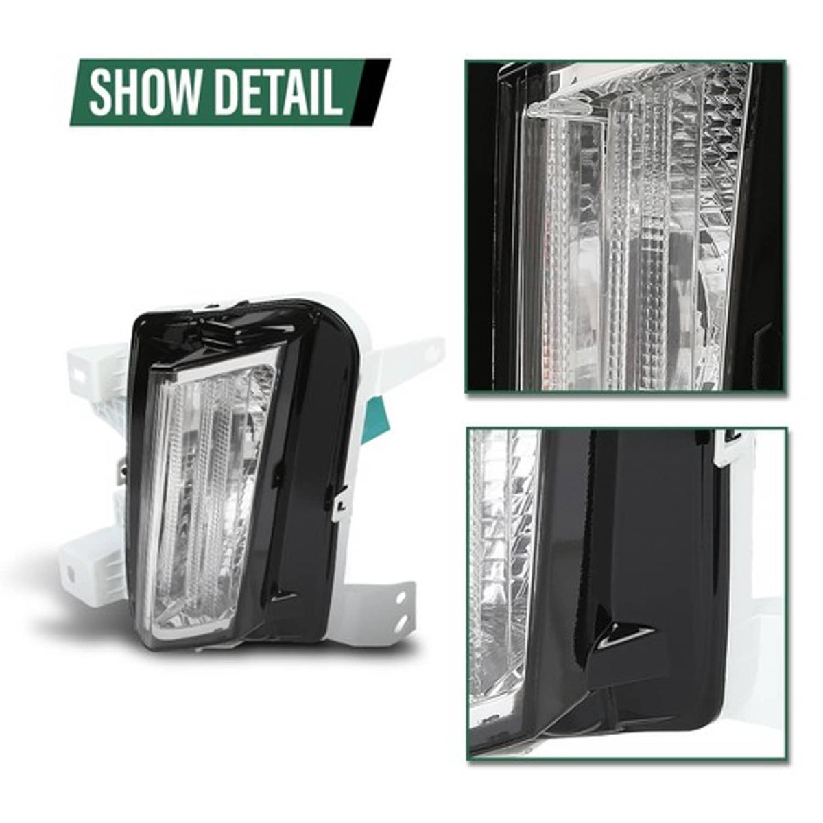 Solid Spare Halogen Parking Signal Light Front Left Fit For 2017 2018 2019 Cadillac XT5