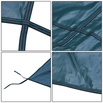 Solid Spare ? Inground Pool Safety Cover Fits 18 x 36ft With Right Steps Mesh Solid