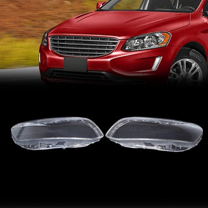 For 2014-2017 Volvo XC60 Headlight Lens Cover Left & Right Headlight Cover