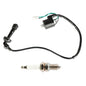 Solid Spare Ignition Coil & Spark Plug CAP For Suzuki Quadracer 450 LTR450 2006-2009