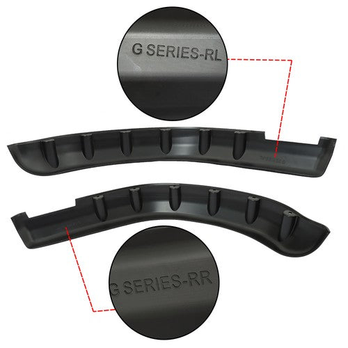 Solid Spare Fender Flares With Hardware For Yamaha G14 G16 G19 G20 G22 Models Golf Cart