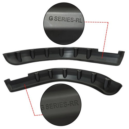 Solid Spare Fender Flares With Hardware For Yamaha G14 G16 G19 G20 G22 Models Golf Cart