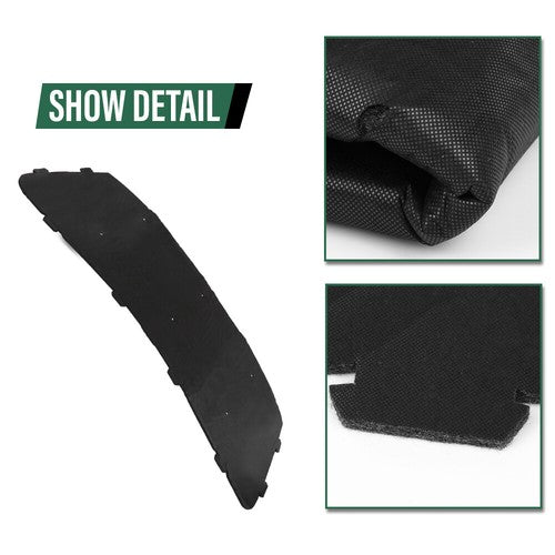 Solid Spare Fit For 02-12 Land Rover Range Rover Hood Insulation Pad Heat Blanket & Clips