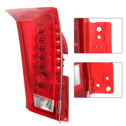 Solid Spare Pair Lamps LED Fit For 2010-2016 Cadillac SRX Left+Right Tail Lights Replacement