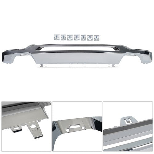 Front Bumper Lower Molding Trim Valance Chrome For 2024-2025 Ford F-150 XL XLT