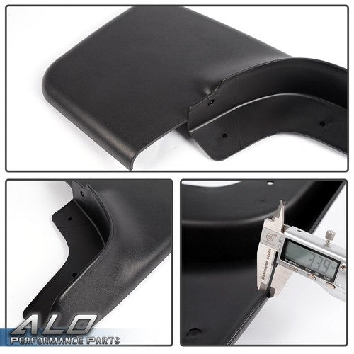 Solid Spare Front Rear Set Splash Mud Guards Flaps Fit for 04-14 Ford F-150 w/ Fender Flares