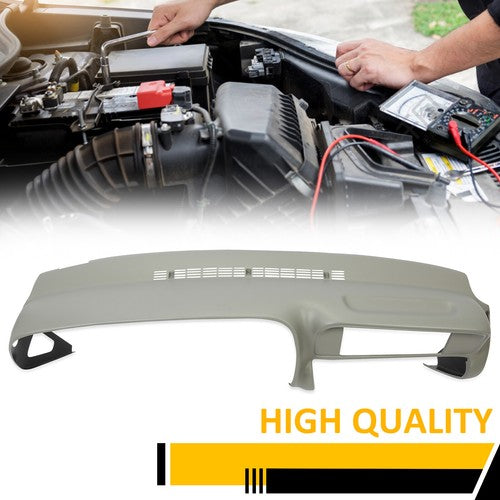 Solid Spare Molded Dash Cover Overlay for 1997-99 2000 Chevy GMC SUVs C/K1500 Suburban Grey