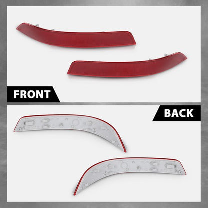 Solid Spare Rear Bumper Reflector Fit For 2010 2011 2012 Mercedes-Benz GL350 GL450 GL550