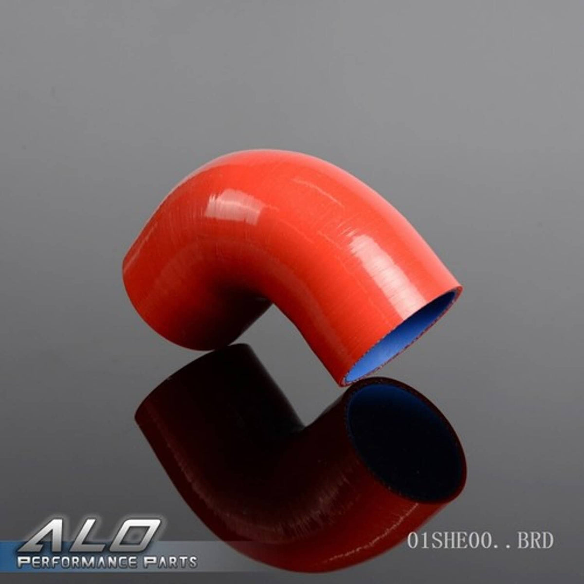 Solid Spare Fit For 3 3/4" Universal Silicone 90 Degree Hose Standard Elbow Hose 95mm Red