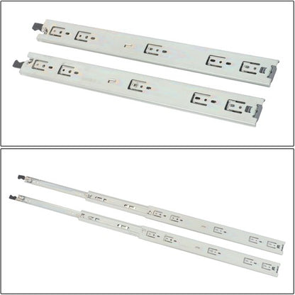 Solid Spare 1 Pair Heavy Duty Drawer Slides 20 Inch 150lbs Capacity Side Mount Extension